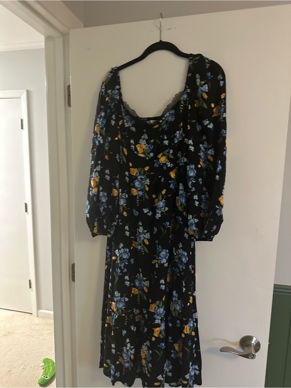 Cupshe For Keeps Floral Maxi Dress Black - Picture 9 of 9